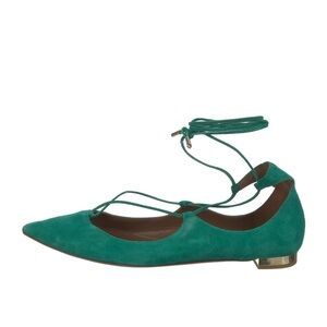 Suede flats